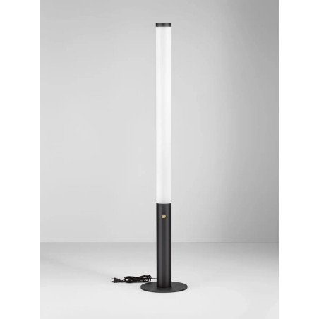 Lampa podłogowa ze ściemniaczem Fonto 140cm LED 3000K czarna