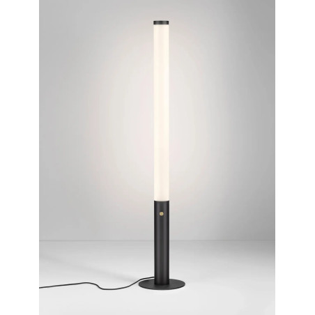 Lampa podłogowa ze ściemniaczem Fonto 140cm LED 3000K czarna