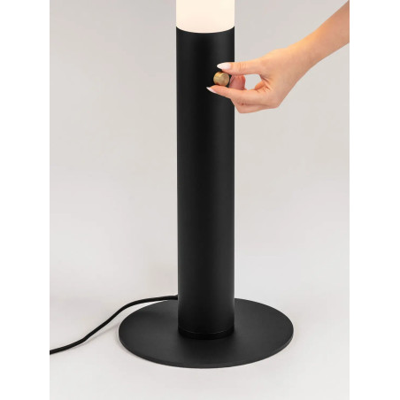 Lampa podłogowa ze ściemniaczem Fonto 140cm LED 3000K czarna