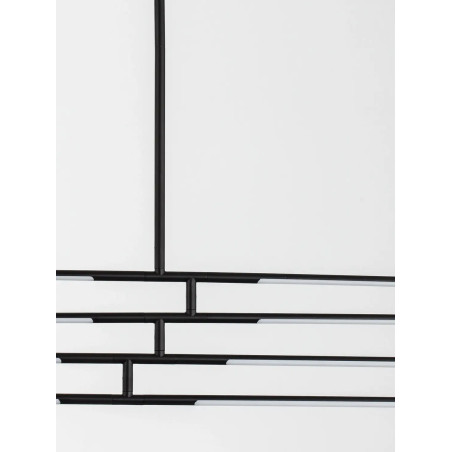 Lampa sufitowa 4 punktowa regulowana - ściemniacz triac Darren 84cm LED 3000K czarna