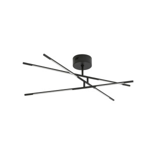 Plafon 3 punktowy regulowany ze ściemniaczem triac Darren 84cm LED 3000K czarny