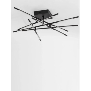 Plafon 3 punktowy regulowany ze ściemniaczem triac Darren 94cm LED 3000K czarny