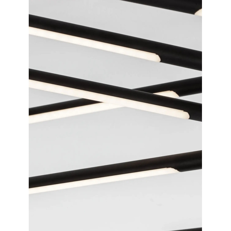 Plafon 3 punktowy regulowany ze ściemniaczem triac Darren 94cm LED 3000K czarny