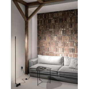 Lampa podłogowa minimalistyczna regulowana Darren H140cm LED 3000K czarna