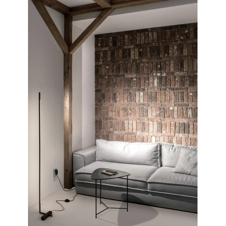 Lampa podłogowa minimalistyczna regulowana Darren H140cm LED 3000K czarna