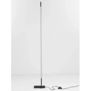 Lampa podłogowa minimalistyczna regulowana Darren H140cm LED 3000K czarna