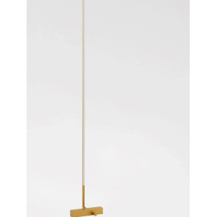 Lampa podłogowa minimalistyczna regulowana Darren H140cm LED 3000K złoty mosiądz