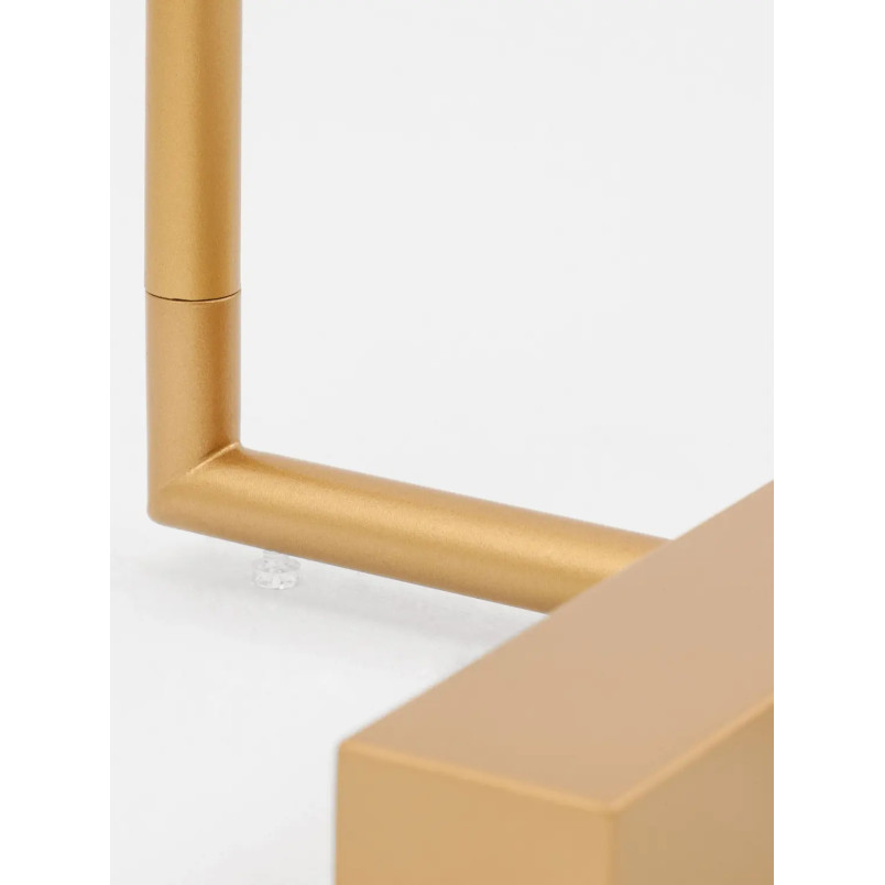 Lampa podłogowa minimalistyczna regulowana Darren H140cm LED 3000K złoty mosiądz