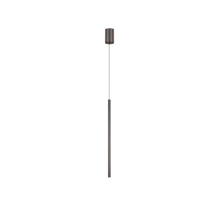 Lampa wisząca tuba ryflowana Ripp LED CCT 2700-3000-4000K 2cm H60cm perłowy czarny