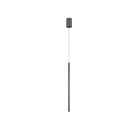 Lampa wisząca tuba ryflowana Ripp LED CCT 2700-3000-4000K 2cm H60cm perłowy czarny