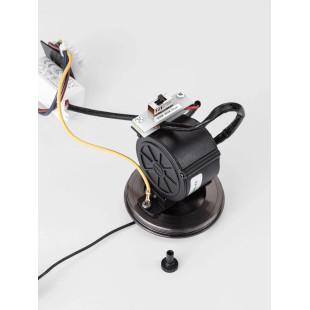 Lampa wisząca tuba ryflowana Ripp LED CCT 2700-3000-4000K 2cm H60cm perłowy czarny
