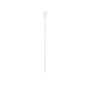 Lampa wisząca tuba ryflowana Ripp LED CCT 2700-3000-4000K 2cm H60cm biała