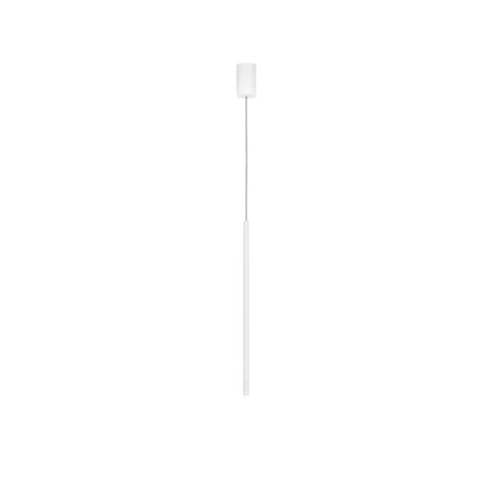 Lampa wisząca tuba ryflowana Ripp LED CCT 2700-3000-4000K 2cm H60cm biała