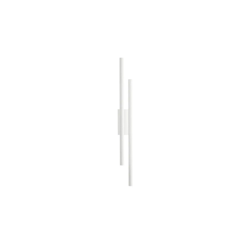 Kinkiet podwójny ryflowany Ripp LED CCT 2700-3000-4000K 60cm biały