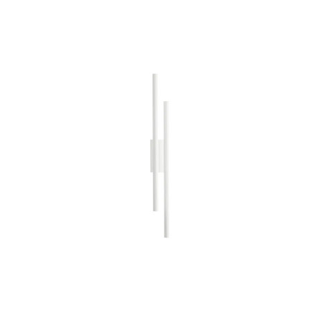 Kinkiet podwójny ryflowany Ripp LED CCT 2700-3000-4000K 60cm biały