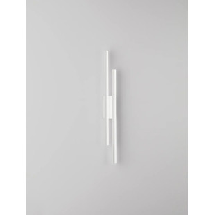 Kinkiet podwójny ryflowany Ripp LED CCT 2700-3000-4000K 60cm biały