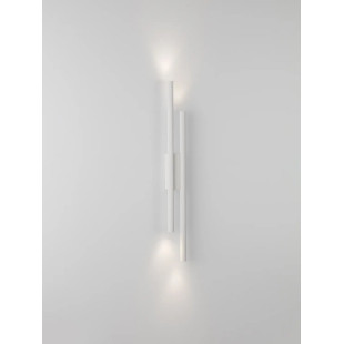 Kinkiet podwójny ryflowany Ripp LED CCT 2700-3000-4000K 60cm biały