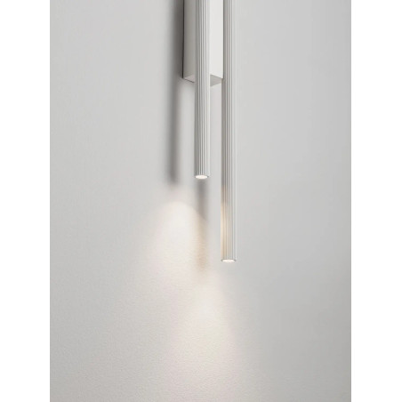 Kinkiet podwójny ryflowany Ripp LED CCT 2700-3000-4000K 60cm biały