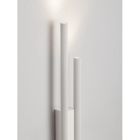 Kinkiet podwójny ryflowany Ripp LED CCT 2700-3000-4000K 60cm biały