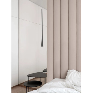 Lampa wisząca akcentująca - minimalistyczna Ticco 3cm LED 3000K czarna