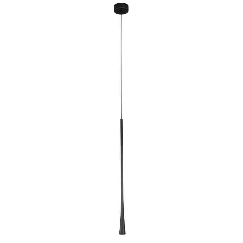 Lampa wisząca akcentująca - minimalistyczna Ticco 3cm LED 3000K czarna