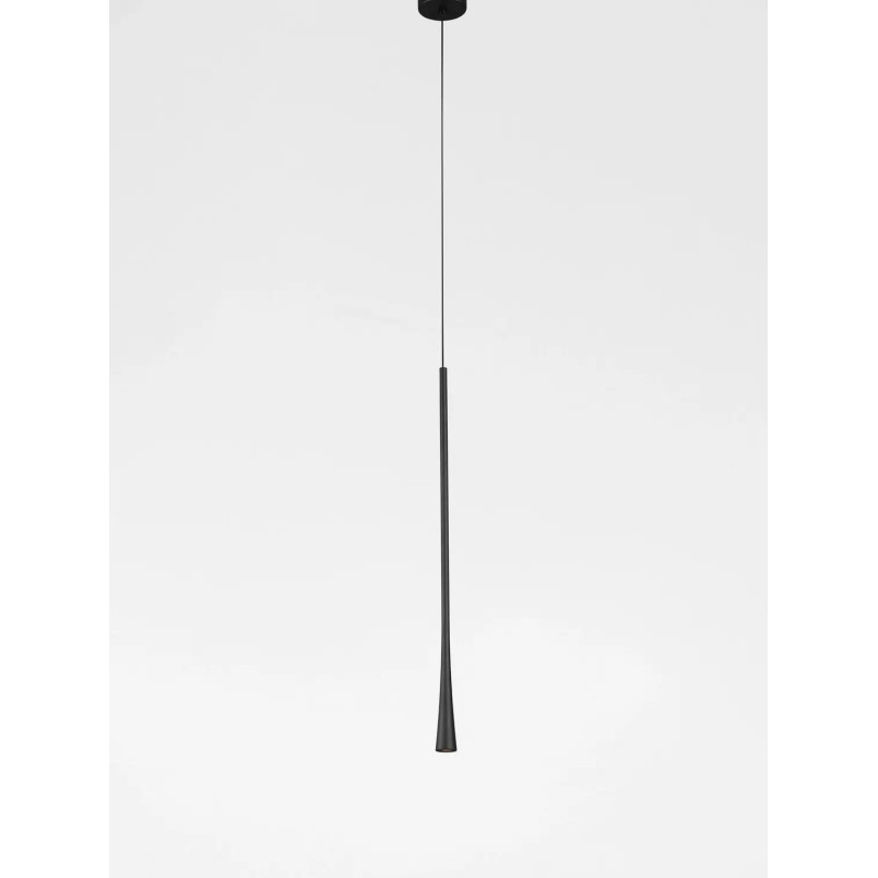Lampa wisząca akcentująca - minimalistyczna Ticco 3cm LED 3000K czarna