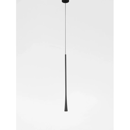 Lampa wisząca akcentująca - minimalistyczna Ticco 3cm LED 3000K czarna