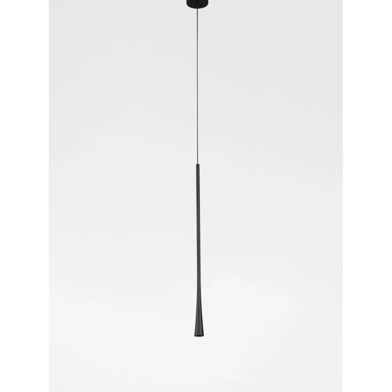 Lampa wisząca akcentująca - minimalistyczna Ticco 3cm LED 3000K czarna
