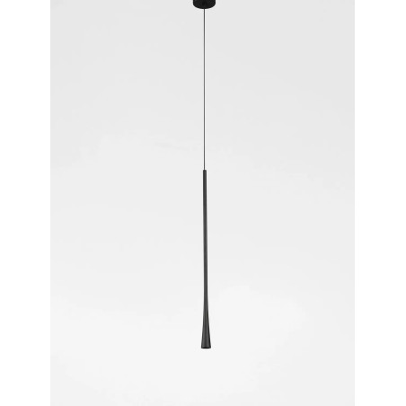 Lampa wisząca akcentująca - minimalistyczna Ticco 3cm LED 3000K czarna