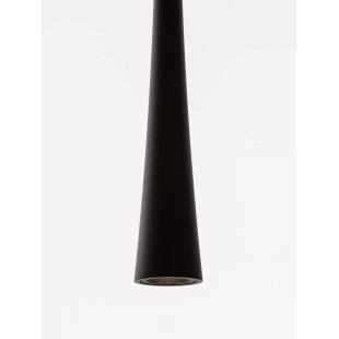 Lampa wisząca akcentująca - minimalistyczna Ticco 3cm LED 3000K czarna