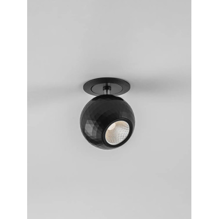 Reflektor podtynkowy kula Berceto 5,5cm LED 3000K czarny