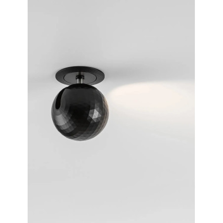 Reflektor podtynkowy kula Berceto 5,5cm LED 3000K czarny