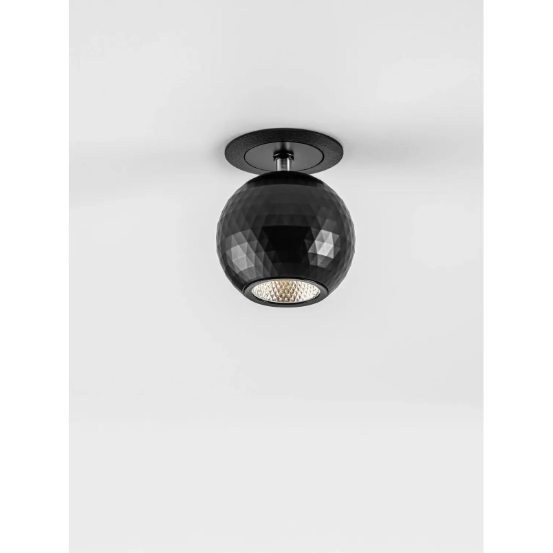 Reflektor podtynkowy kula Berceto 5,5cm LED 3000K czarny