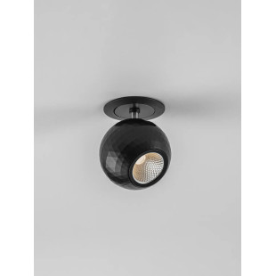 Reflektor podtynkowy kula Berceto 5,5cm LED 2700K czarny