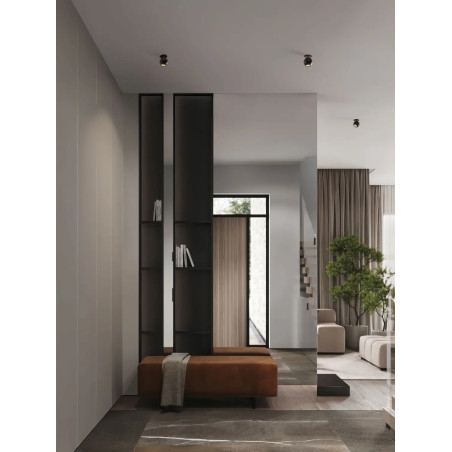 Reflektor podtynkowy kula Berceto 5,5cm LED 2700K czarny