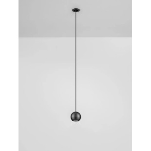 Lampa wisząca kula - podtynkowa Berceto 5,5cm LED 3000K czarna