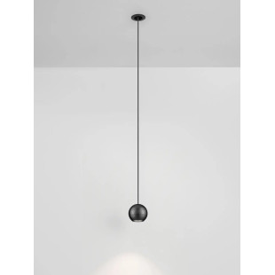 Lampa wisząca kula - podtynkowa Berceto 5,5cm LED 3000K czarna