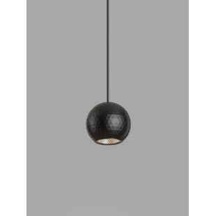 Lampa wisząca kula - podtynkowa Berceto 5,5cm LED 2700K czarna