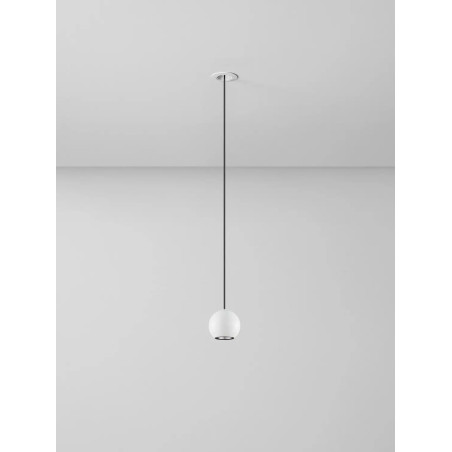 Lampa wisząca kula - podtynkowa Berceto 5,5cm LED 2700K biała