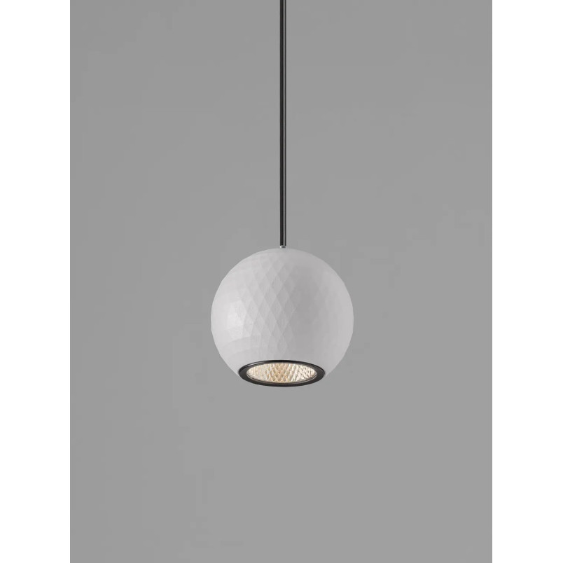 Lampa wisząca kula - podtynkowa Berceto 5,5cm LED 2700K biała