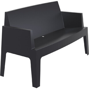 Sofa ogrodowa Box czarna Siesta - Komfort i styl |