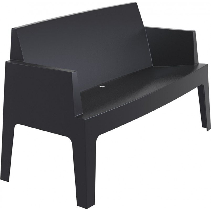 Sofa ogrodowa Box czarna Siesta - Komfort i styl |