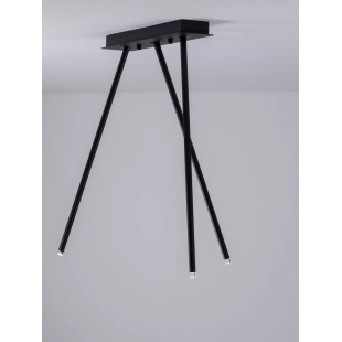 Lampa sufitowa 3 punktowa - regulowana Sotto 45cm LED 3000K czarna