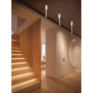 Lampa sufitowa tuba minimalistyczna Grezzo 5cm H29,5cm LED 3000K biała