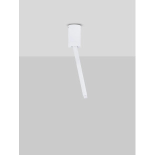 Lampa sufitowa tuba minimalistyczna Grezzo 5cm H29,5cm LED 3000K biała