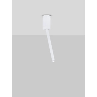 Lampa sufitowa tuba minimalistyczna Grezzo 5cm H29,5cm LED 3000K biała