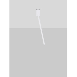 Lampa sufitowa tuba minimalistyczna Grezzo 5cm H49,5cm LED 3000K biała