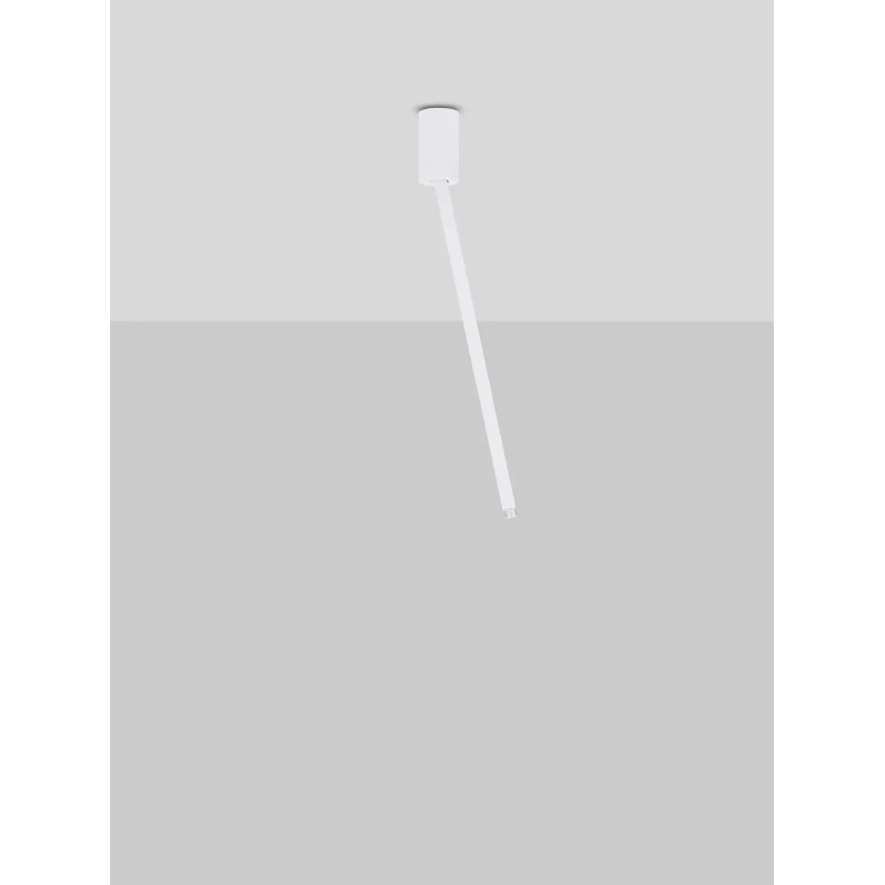 Lampa sufitowa tuba minimalistyczna Grezzo 5cm H49,5cm LED 3000K biała