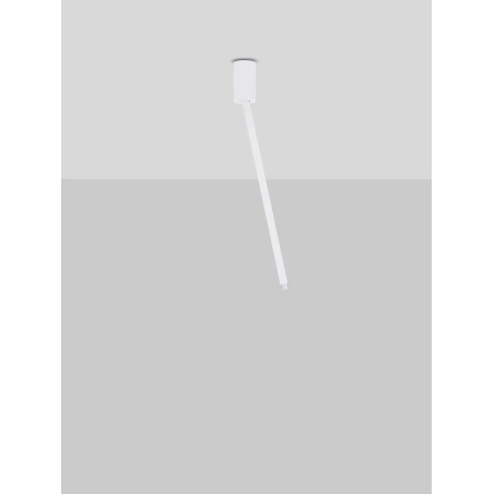 Lampa sufitowa tuba minimalistyczna Grezzo 5cm H49,5cm LED 3000K biała
