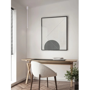 Lampa sufitowa tuba minimalistyczna Grezzo 5cm H70cm LED 3000K biała